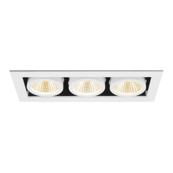 KADUX triple vierkant wit 3xLED 3000K - Afbeelding 6