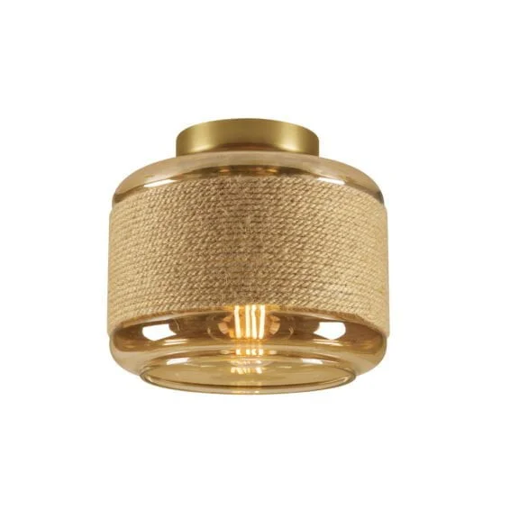 PANTILO ROPE 19 wand/plafond cilind. goud 1xE27