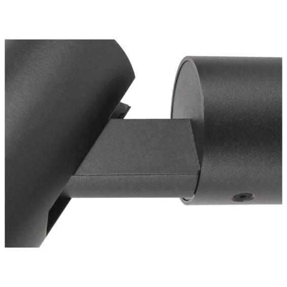 S-TUBE wand rond zwart 1xGU10 - Afbeelding 8